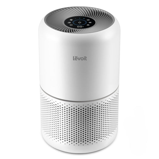 LEVOIT Purificador de Aire con Filtro HEPA, CADR 195m³/h a 41㎡, Compatible Alexa y APP, Modo Inteligente, 22dB Modo de Sueño Elimina 99.97% de Alergia Polen Ácaros Humo Pelo de Mascota Blanco