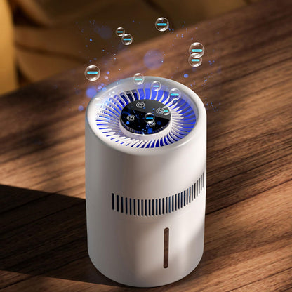 Combo de Purificador de Aire y Humidificador 2 en 1, Purificador de Aire de 5 W con Humidificador, Fácil de Llenar y Limpiar, Limpiador de Aire Silencioso de Escritorio con