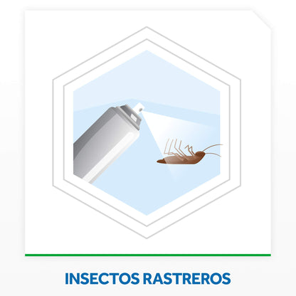 Raid ® Spray Insecticida - Aerosol Multi-Insectos, para todo tipo de insectos, Eficacia inmediata, Unidad, 400ml