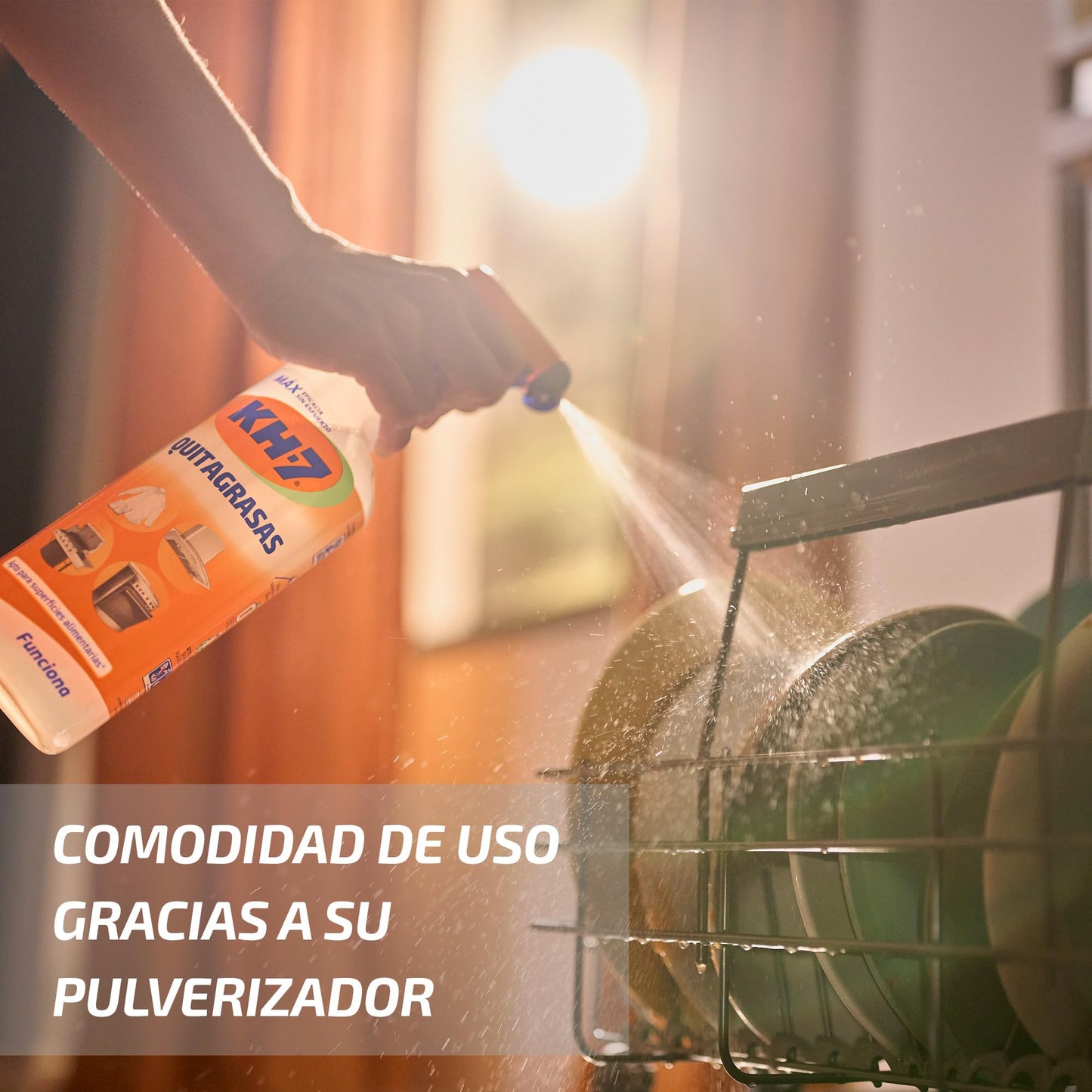 KH7 Quitagrasas, Desengrasante | Elimina Grasa y Suciedad | Aplícalo en Cocina, Ropa, Exterior o Vehículos | Apto para todas las Superficies y Tejidos | Formato Ahorro, Recambio 715 mL