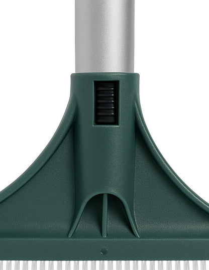 Jardin202 - Rastrillo para peinar Barrer Césped Artificial Deluxe | Cepillo con Mango Incluido| Hojas | pelos