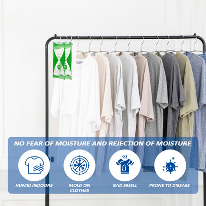 Baxcdyswe 10 Pack Antihumedad Armarios, 100g Deshumidificador Armario, Bolsas Antihumedad Armarios Habitacion, Absorbe Humedad Quitador, Quitar Humidade Ambientadores Ropa, Antimoho, Anti Humedad