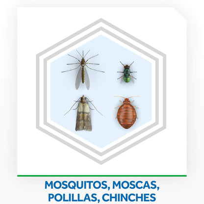 Raid ® Spray Insecticida - Aerosol Multi-Insectos, para todo tipo de insectos, Eficacia inmediata, Unidad, 400ml