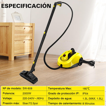 TVD Multiuso Limpiador Vapor,Vaporeta Limpieza Hogar Potente-con 26 Accesorios Multifunción,para la Eliminación de Manchas,Alfombras,Sofá,Cortinas,Asientos Coche,Tapicerias-1.5L Vaporeta de Mano