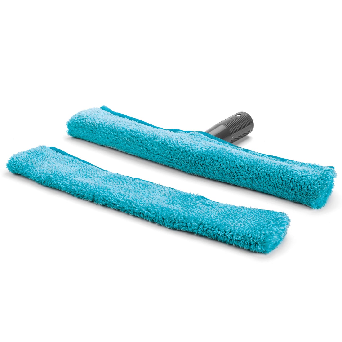 Beldray LA028693TQ Limpiacristales Y Mojador Para Ventanas Con Mango Telescópico De 130 cm, Incluye Almohadillas De Microfibra,Conjunto De 5 Piezas, Turquesa,Juego de limpieza de ventanas de 5 piezas
