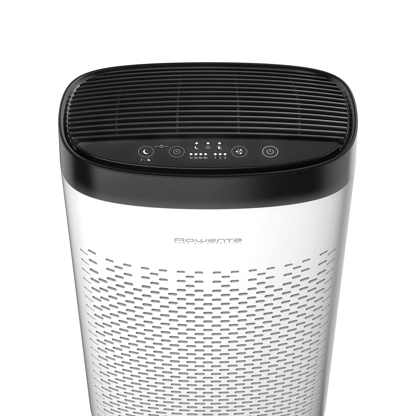Rowenta Pure Air Essential PU2530 purificador de aire con prefiltro, filtro de carbón activo y filtro de partículas finas, 3 velocidades, modo Silencio, indicador de cambio de filtro y temporizador