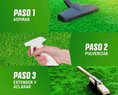 EQM - ECO-507 - Limpiador e Higienizante de Césped Artificial - 5L - Limpia, Higieniza y Perfuma - Formato ahorro, larga duración - No tóxico