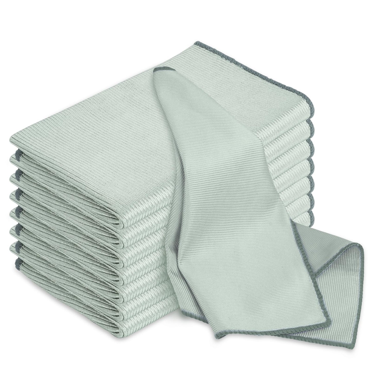 HOTUT Bayetas para Cristales,8pcs Bayeta cristales y baños,Bayeta Sueca Super Absorbente,Paño de Limpieza de Microfibra con gran capacidad de absorción,No deja marcas y pelusas,Paños Magica sin Pelusa