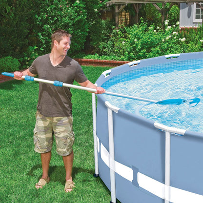 Intex Kit de mantenimiento de piscina de lujo, accesorios de piscinas, set de limpieza, extensible 279 cm (58959)
