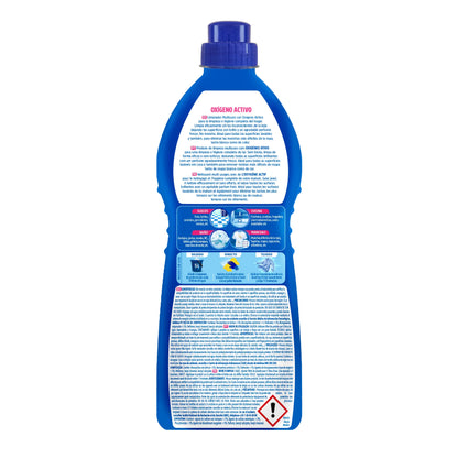 Asevi Limpiador Multiusos Oxy Active - Limpiador Multiusos con Oxígeno Activo - Limpiador de Superficies - Limpiador Textiles con Manchas Difíciles - Aroma Fresco - Envase de 1100 ml