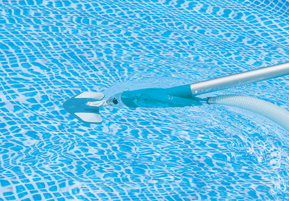Intex Kit de mantenimiento de piscina de lujo, accesorios de piscinas, set de limpieza, extensible 279 cm (58959)